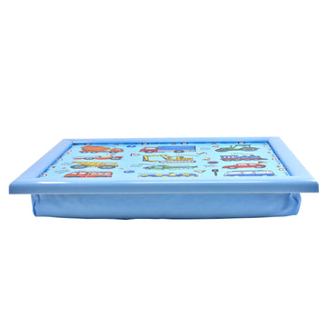 Blue Laptray for Kids - Vehicles