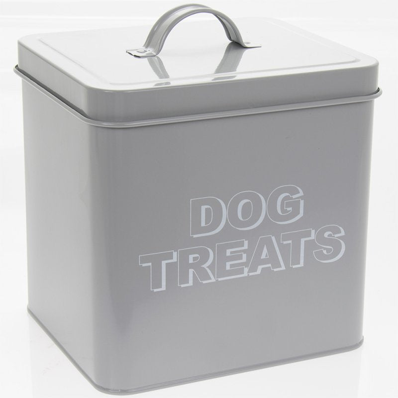 Grey dog 2025 treat tin