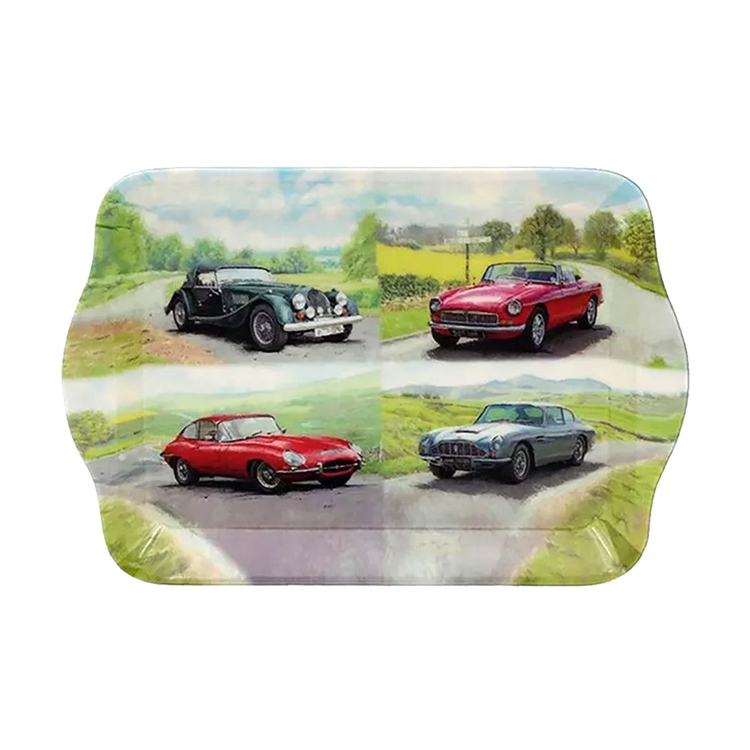 Small Classic Cars Design Serving Tray