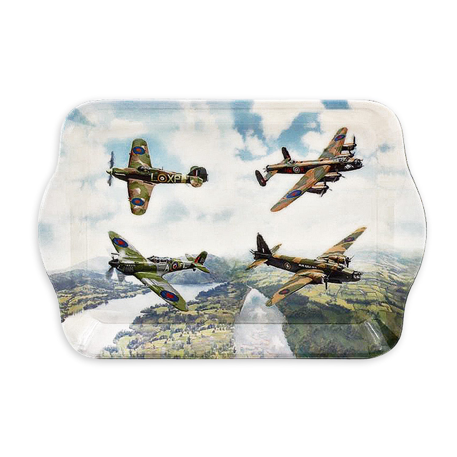 Small Classic Planes Design Serving Tray