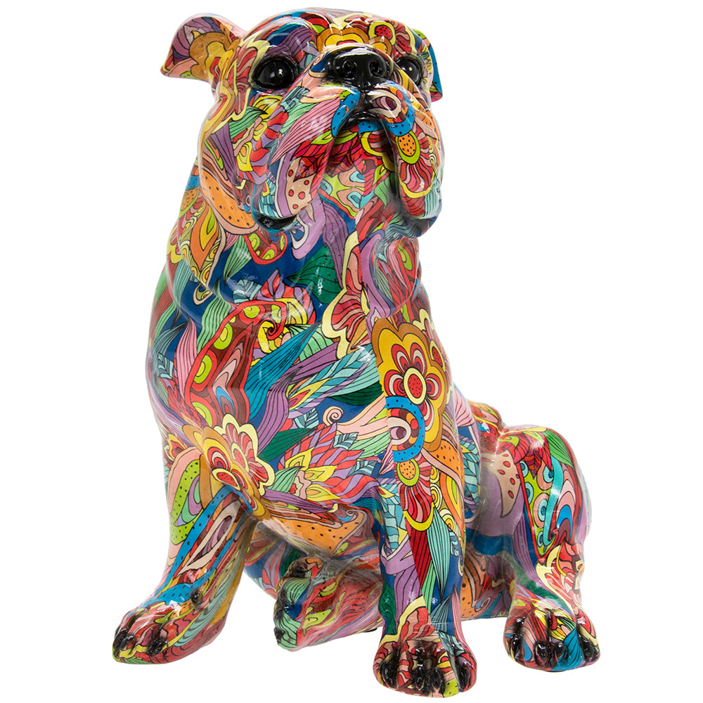 Groovy Art Sitting French Bulldog Large Figurine