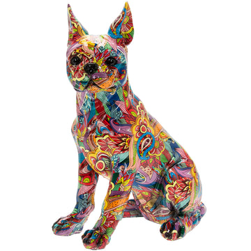 Groovy Art Sitting French Bulldog Animal Dog Figurine