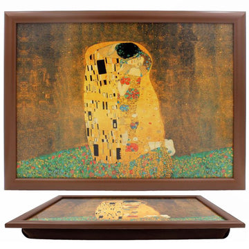 Cushion Padded Laptray Gustav Klimt's Snack Food Serving