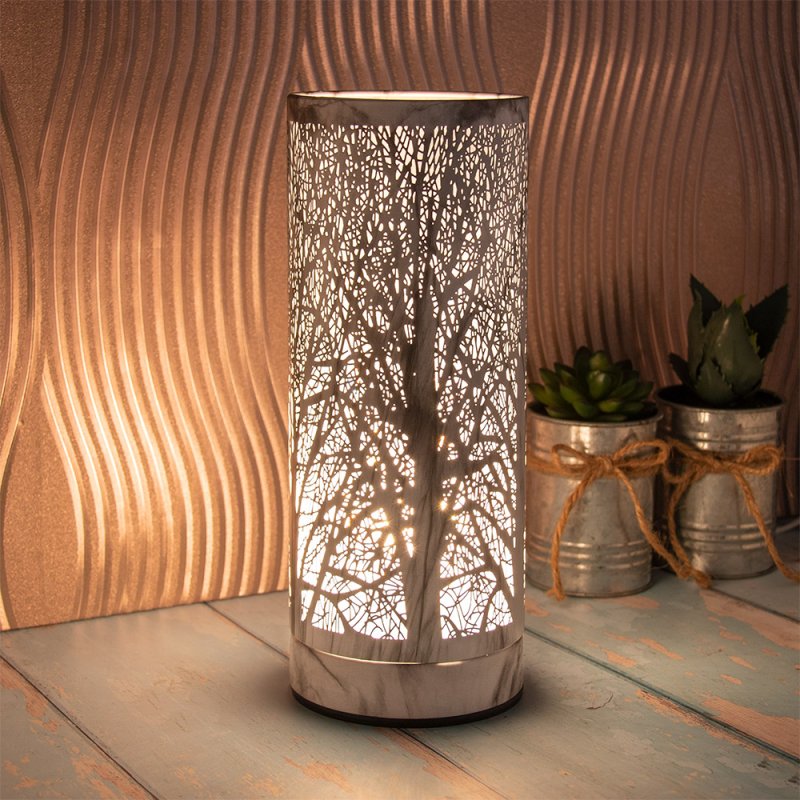 Marble Base Desire Aroma Wax Melt Burner Touch Lamp