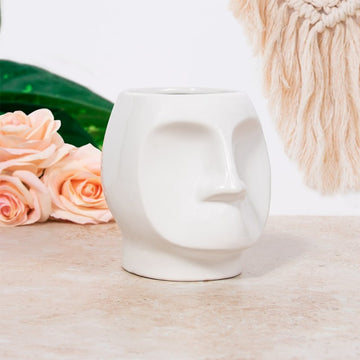 Face Plant Pot White 14cm