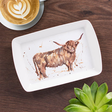 Country Life Highland Cow Tray
