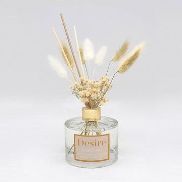 100ml Fresh Cotton Reed Diffuser with Natural Pampas