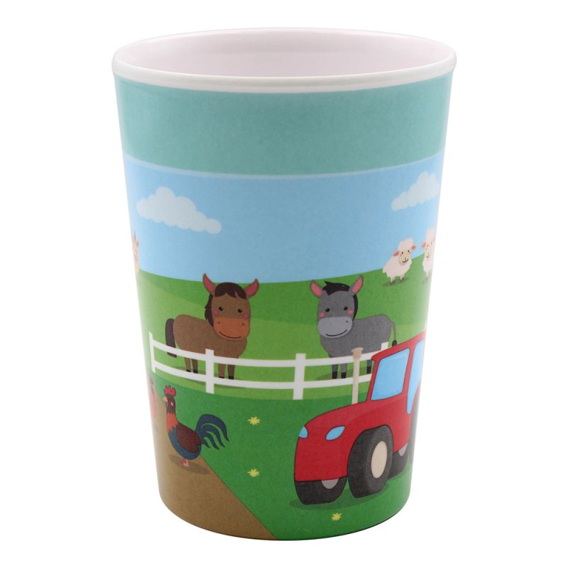 Farm Animals Kids Children Beaker