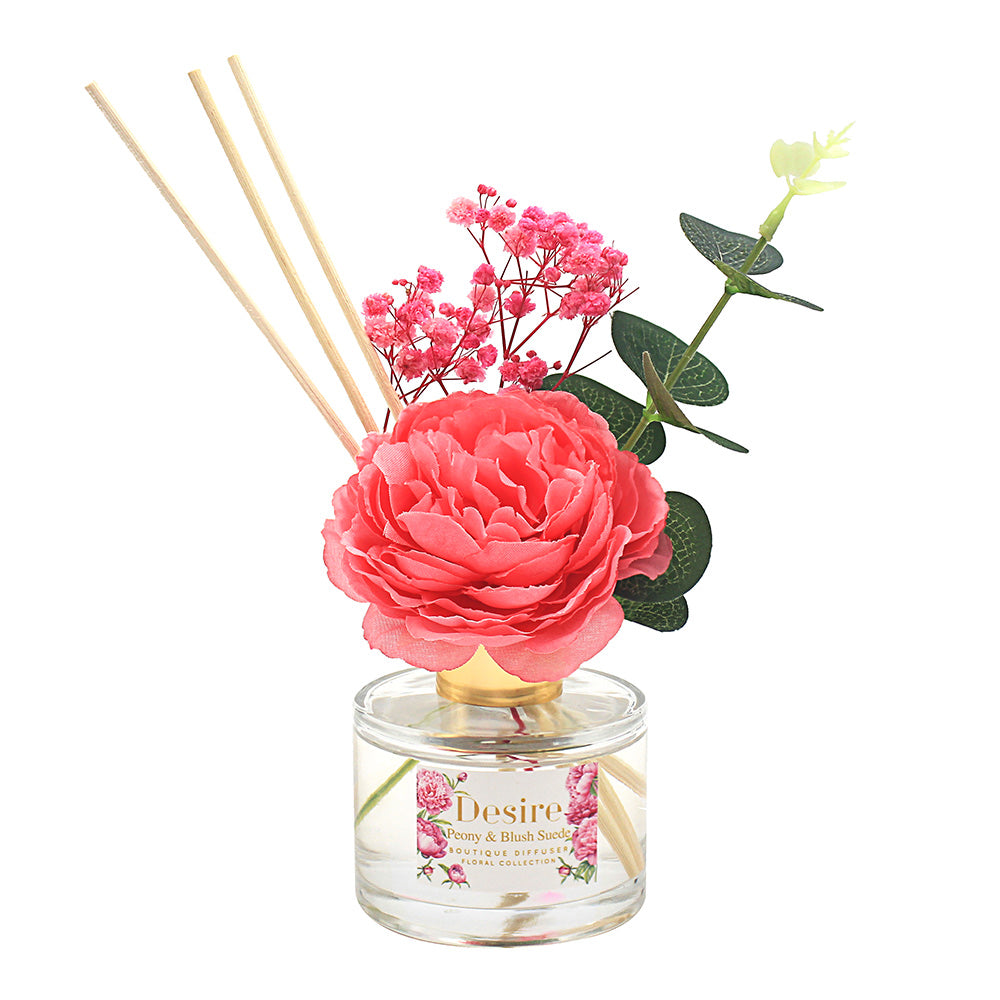 Desire Boutique Peony & Blush Suede Reed Diffuser 100ml