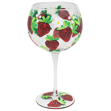 Lynsey Johnstone Strawberry Copa Gin Glass