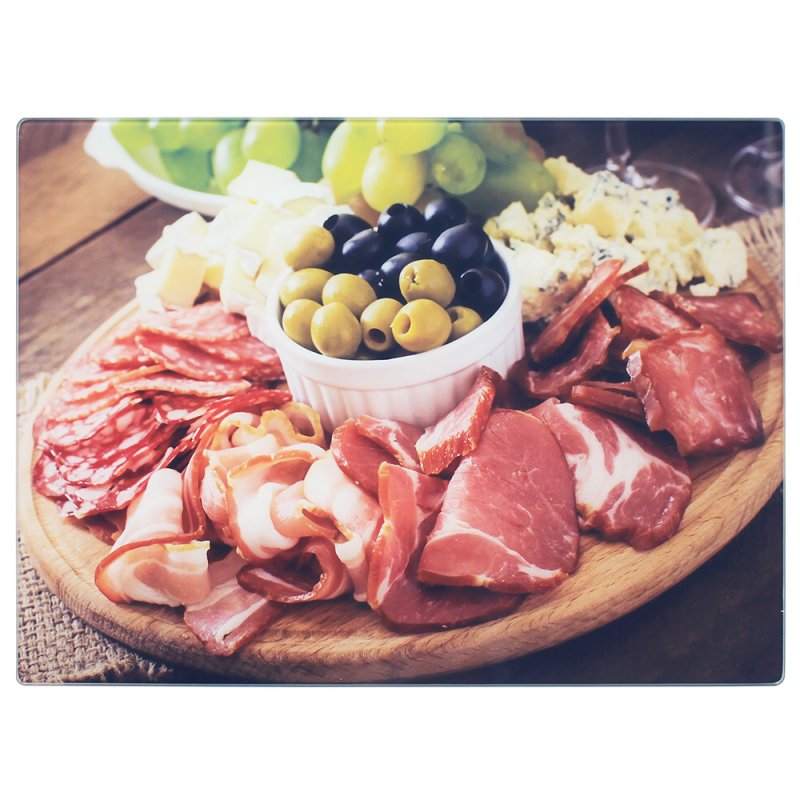 40x30cm Antipasti Tempered Glass Cutting Board