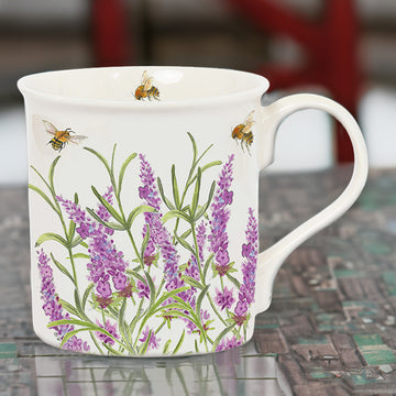 Bee-tanical Lavender Flower Mug 250ml Cup