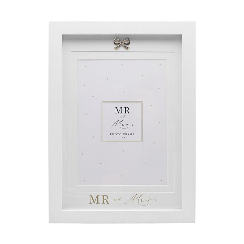 5"x7" Mr & Mrs Photo Frame Wedding Cup