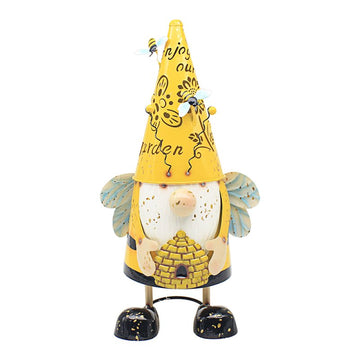 Bright Eyes Bee Yellow Gnome Garden Ornament