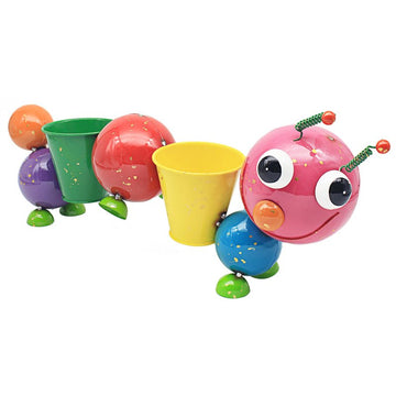 2Pcs Bright Eyes Googly Eyed Caterpillar Garden Ornaments