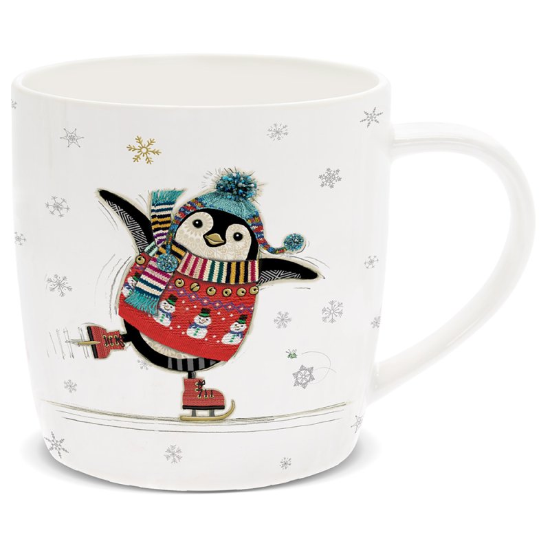 Fine China Mug Bug Art Penguin Coffee Cup