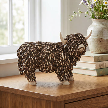 Highland Cow 27cm Figurine Resin Ornament