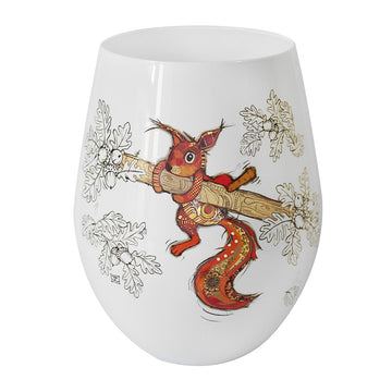 580ml Bug Art Sammy Squirrel Stemless Gin Glass