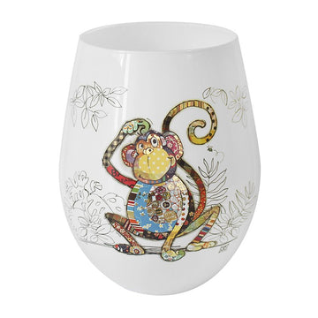 580ml Bug Art Monty Monkey Stemless Gin Glass