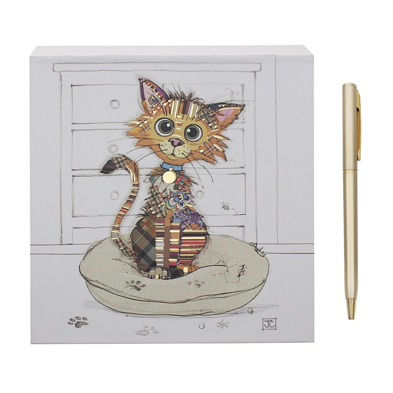 Bug Art Kimba Kitten Stationery Memo Pad With Pen