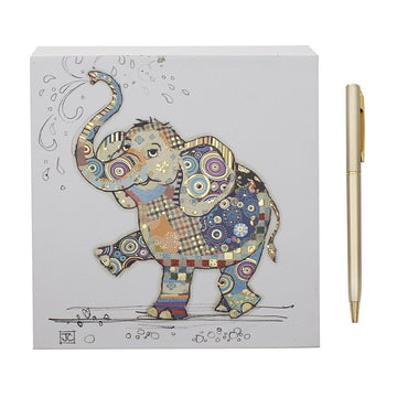 Bug Art Eddie Elephant Stationery Memo Pad With Pen