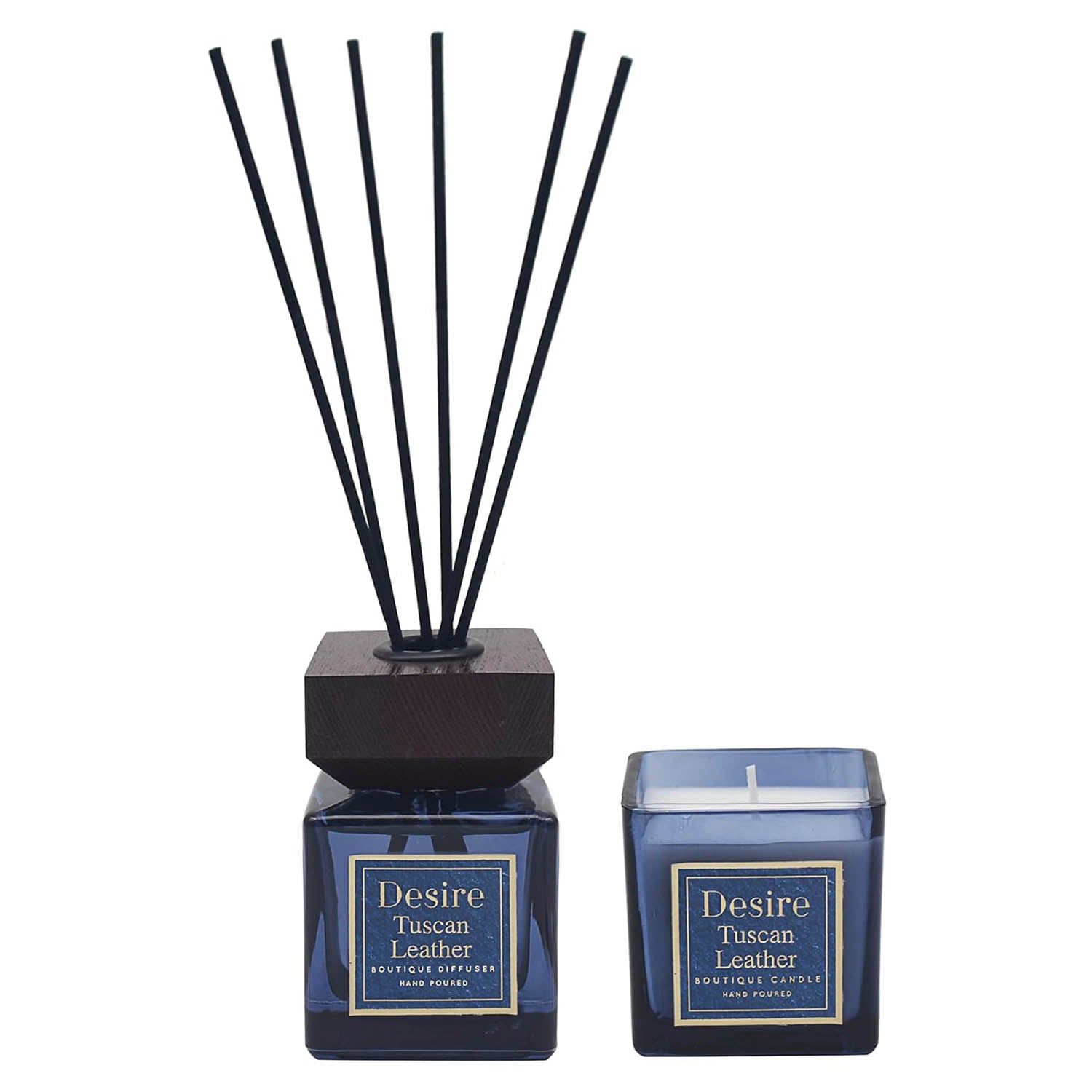 Reed Diffuser & Candle Gift Set Tuscan Leather