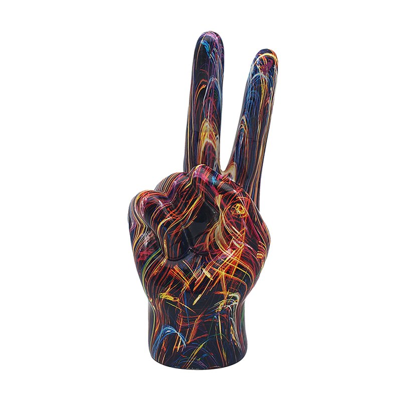 23cm Supernova Peace Sign Figurine