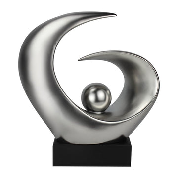 33cm Silver Art Sculpture