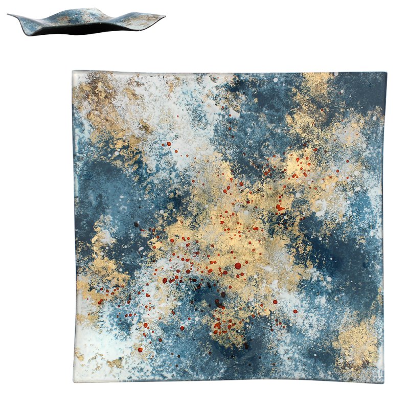 Vincenza Allure Square Glass Plate