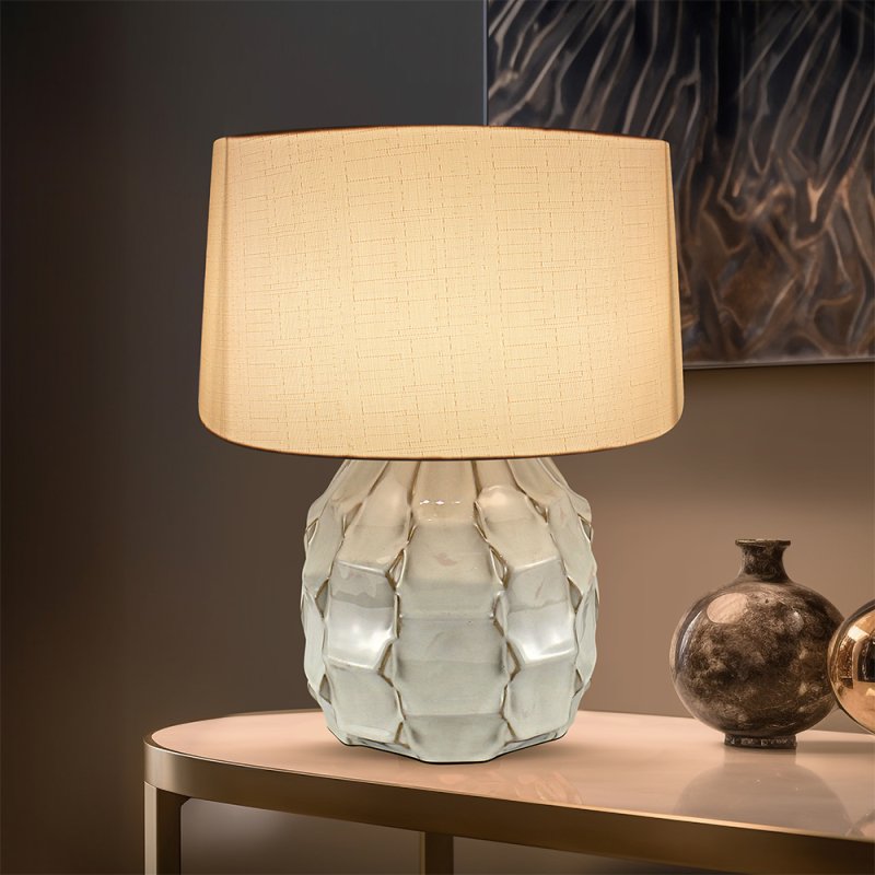 Scalloped Table Lamp