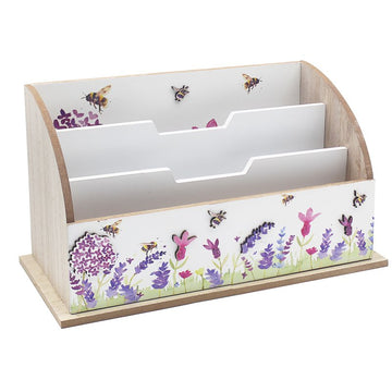 Lavender & Bees Wooden Letter Rack