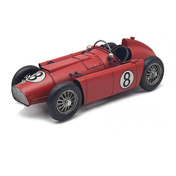 Red Vintage Racing F1 Formula One Car Miniature Decor