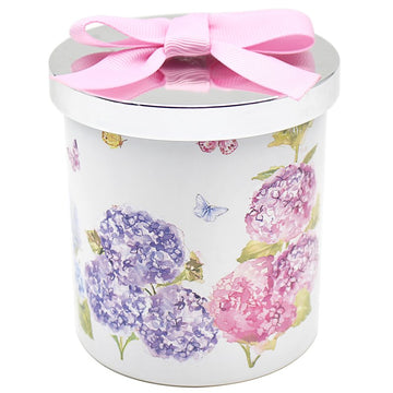 Floral Pink Butterfly Blossom Design Scented Candle
