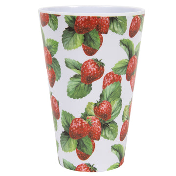16oz Strawberry Field Plastic Beaker