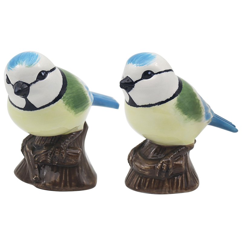 Ceramic Blue Tit Salt & Pepper Shakers