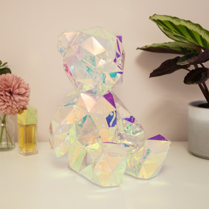 Starlightz Holographic Crystal LED Teddy Night Light