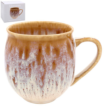 Reactive Glaze Caramel Mug Ceramic Coffee Tea Cup
