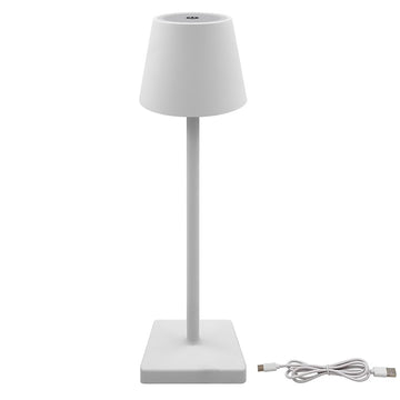 White Rechargeable Wireless Table Lamp