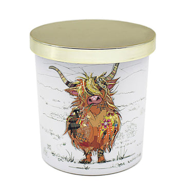 Bug Art Hamish Highland Cow Cashmere & Silk Hand Poured Scented Candle