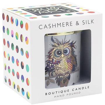 Bug Art Otto Owl Cashmere & Silk Hand Poured Scented Candle