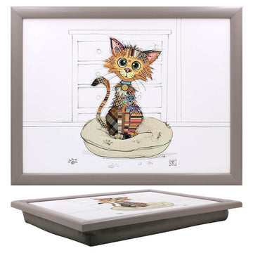 Bug Art Kimba Kitten Cushioned Lap Tray With Bean Bag