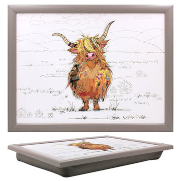 Bug Art Hamish Highland Bean Bag Padded Cushioned Lap Tray