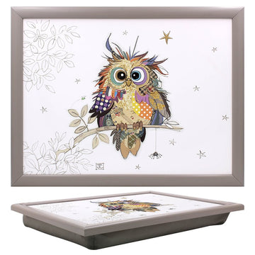 Bug Art Otto Owl Bean Bag Padded Cushioned Lap Tray