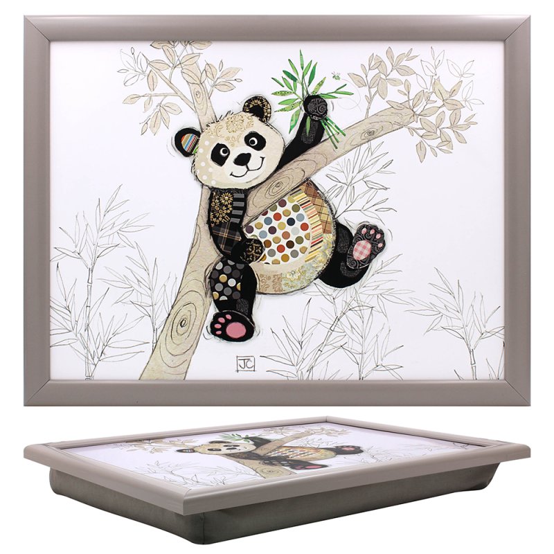 Bug Art Po Zi Panda Cushioned Lap Tray With Bean Bag