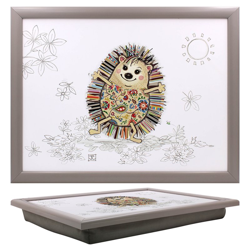 Bug Art Hattie Hedgehog Bean Bag Padded Cushioned Lap Tray