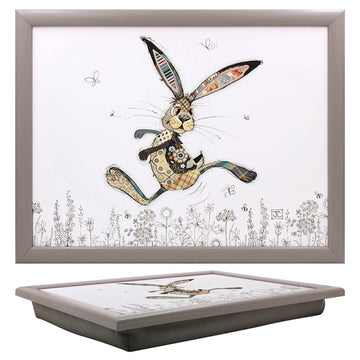 Bug Art Hesper Hare Bean Bag Padded Cushion Lap Tray