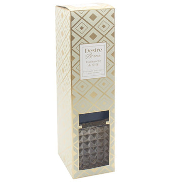 Reed Diffuser 1L Cashmere & Silk Luxury Crystal Glass