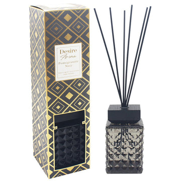 Reed Diffuser 1L Pomegranate Noir Luxury Crystal Glass