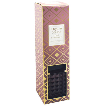 Reed Diffuser 1L Oud & Bergamot Luxury Crystal Glass