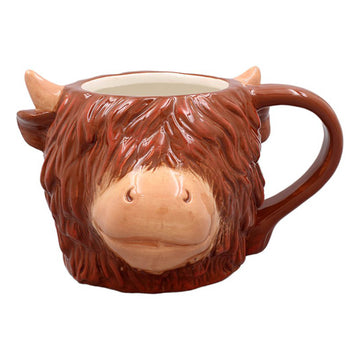 Highland Cow Ceramic Mug